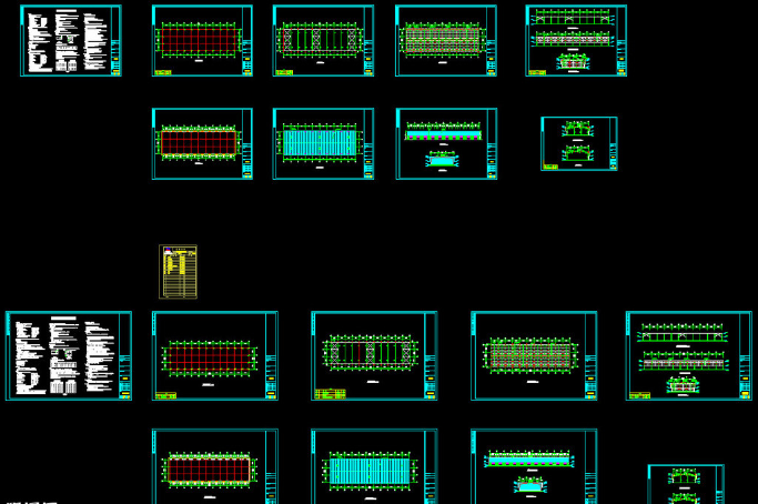 嘉峪关钢结构厂房图纸