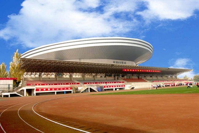 嘉峪关体育场看台网架工程